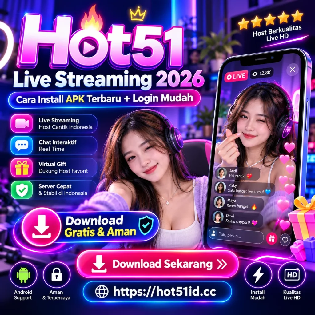 Hot51 Live Streaming 2026 – Cara Install & Download APK Terbaru Indonesia