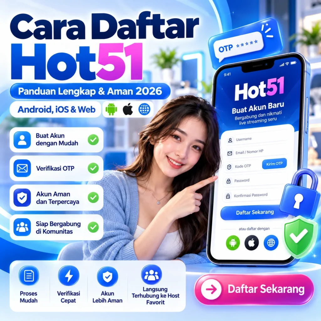 Cara Daftar Hot51 Langkah Mudah Android & iOS