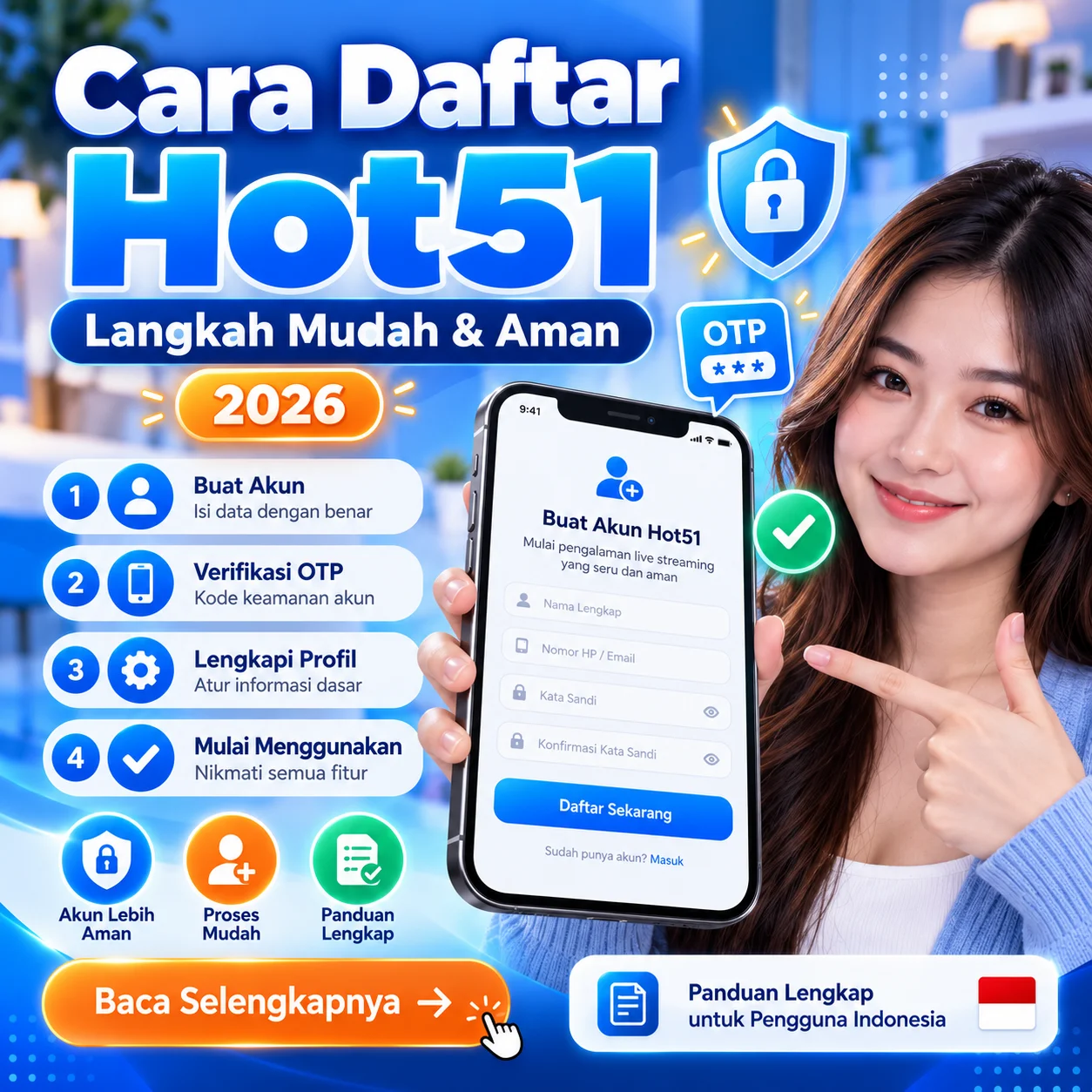 Cara Daftar Hot51 Langkah Mudah & Cepat