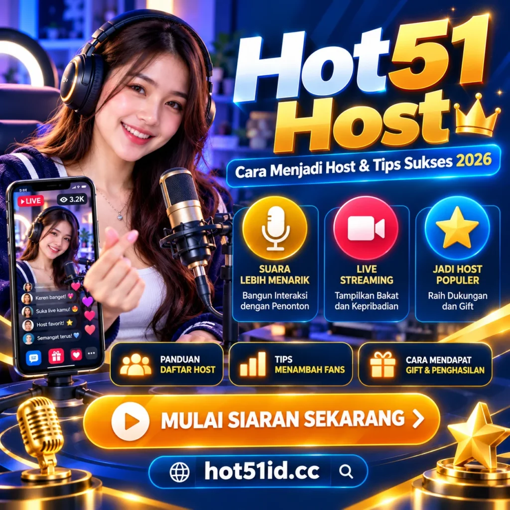 Hot51 Host Cara Menjadi Host & Tips Sukses