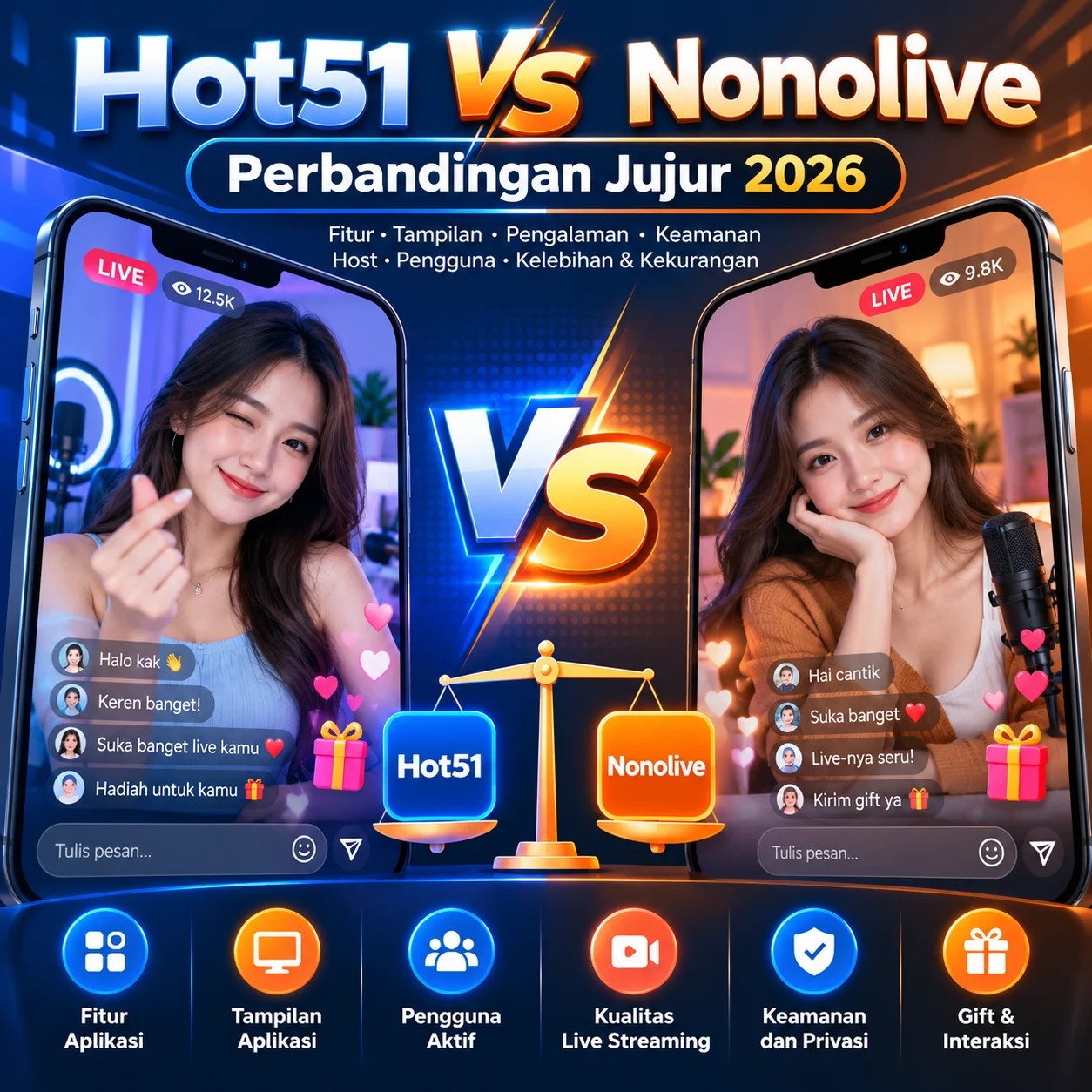 Hot51 vs Nonolive Mana yang Lebih Cocok